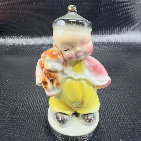 Josef Originals Wee Ling Chinese Girl With Cat And Boy With Dog Figurine Set 2 - Picture 3 of 11